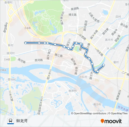 632路 Bus Line Map