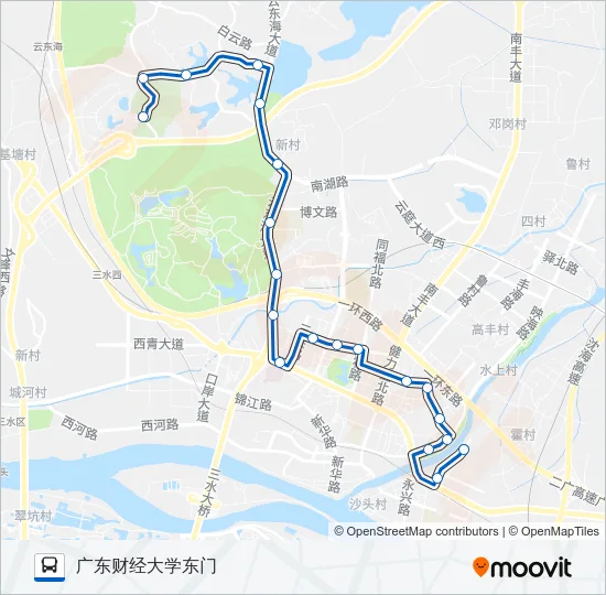 公交635路的线路图