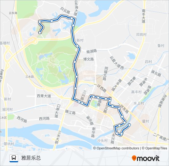 公交635路的线路图