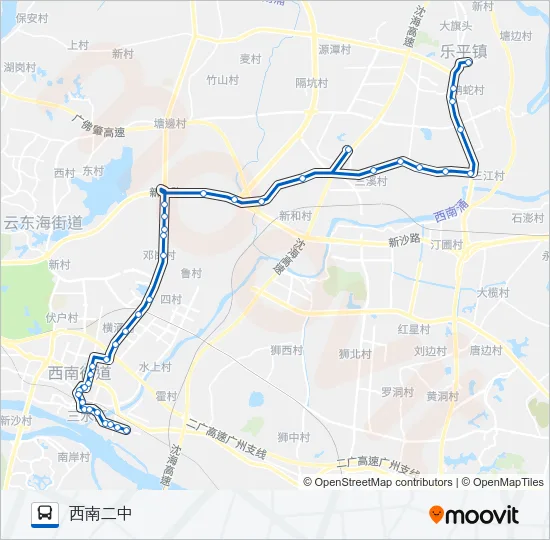 637路 Bus Line Map