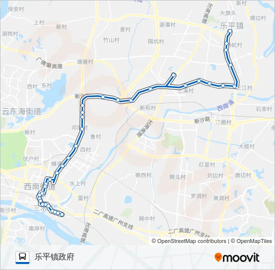 637路 Bus Line Map