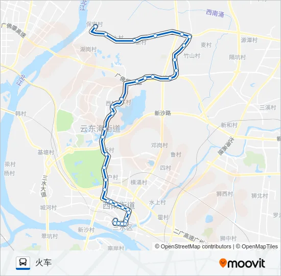 641路 Bus Line Map