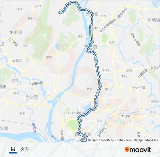 642路 Bus Line Map