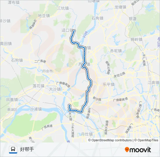 643路 Bus Line Map