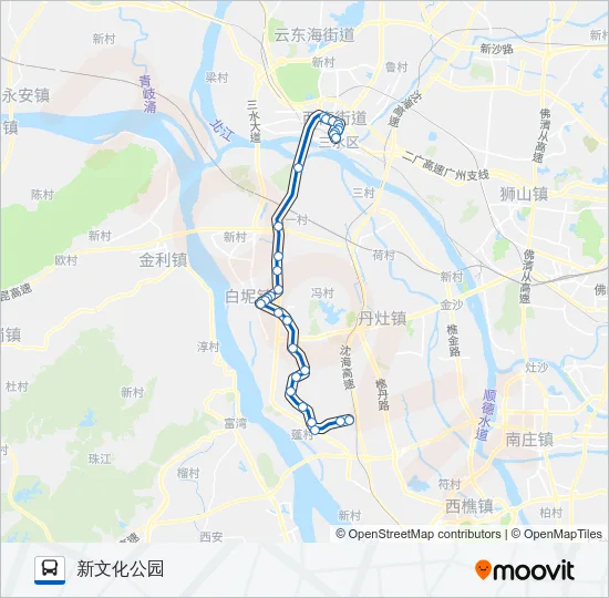 644路 Bus Line Map