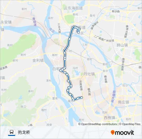 644路 Bus Line Map