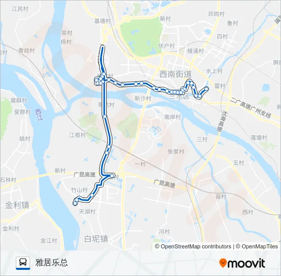 648路 Bus Line Map
