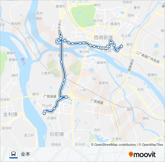 648路 Bus Line Map