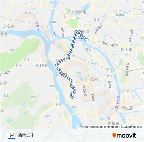 649路 Bus Line Map