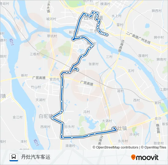 651路 Bus Line Map