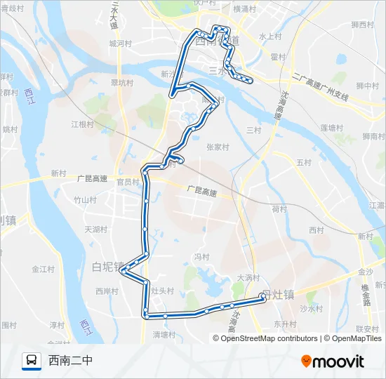 651路 Bus Line Map