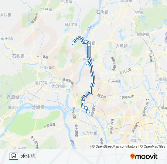 652路 Bus Line Map