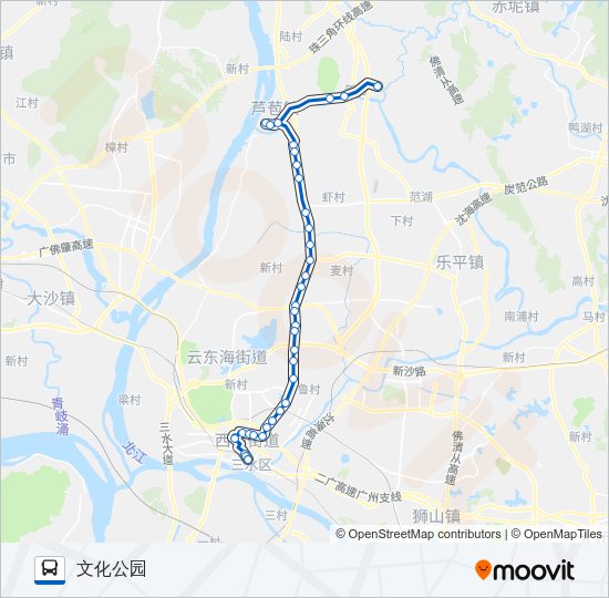 公交662路的线路图