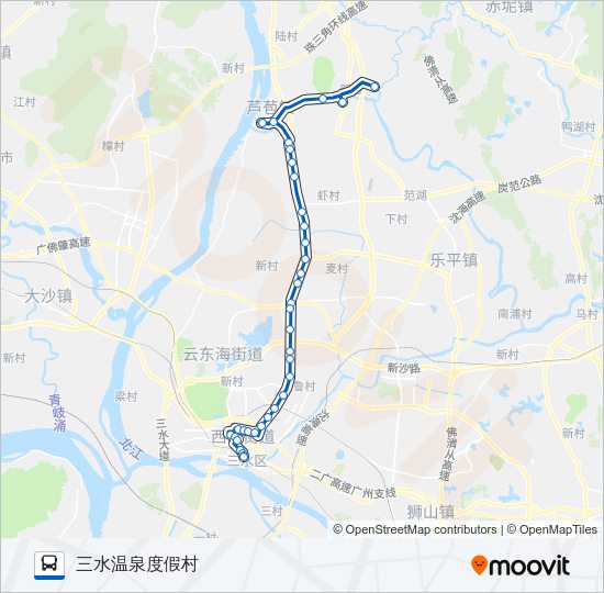 公交662路的线路图
