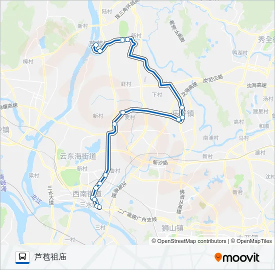 663路 Bus Line Map