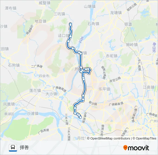 664路 Bus Line Map