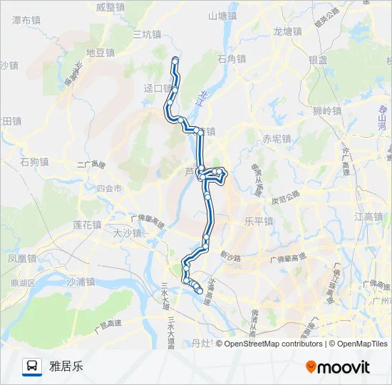 664路 Bus Line Map