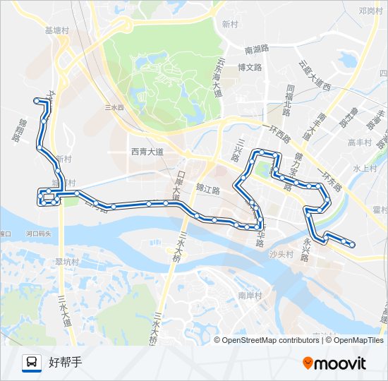 公交680路的线路图