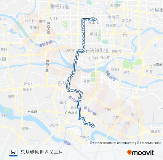 801路 Bus Line Map