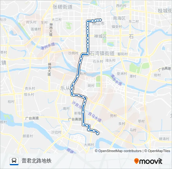 801路 Bus Line Map