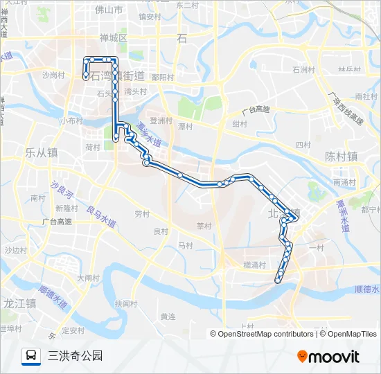 802路 Bus Line Map