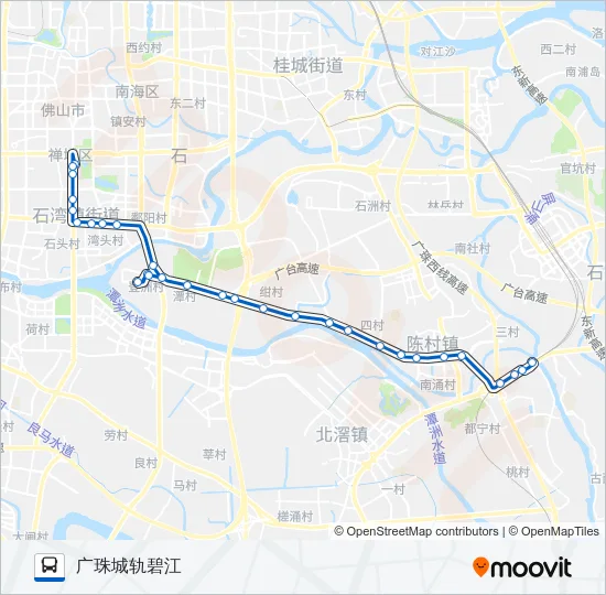 803路 Bus Line Map