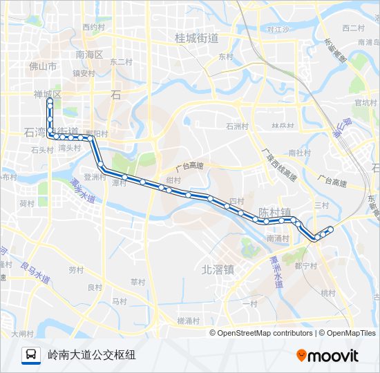 公交803路的线路图