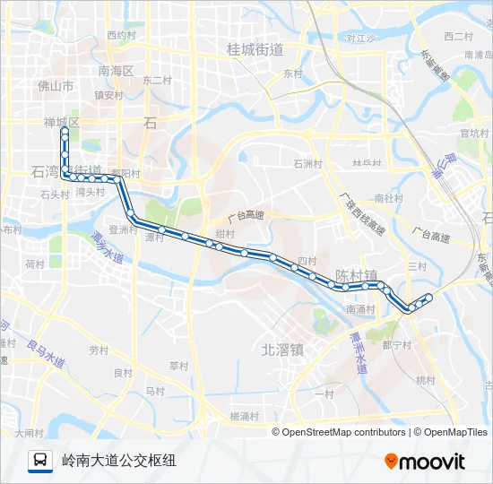 803路 Bus Line Map