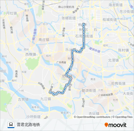 805路 Bus Line Map