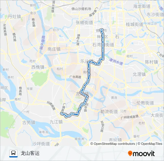 805路 Bus Line Map