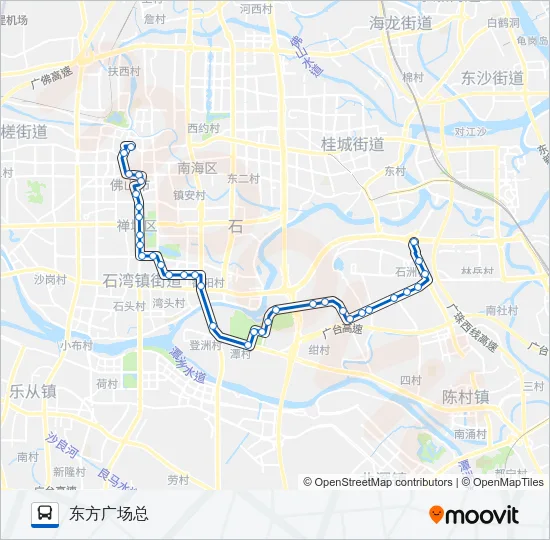 806路 Bus Line Map