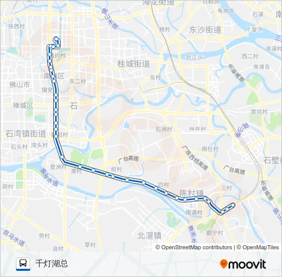 831路 Bus Line Map