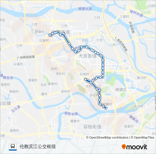 901路 Bus Line Map