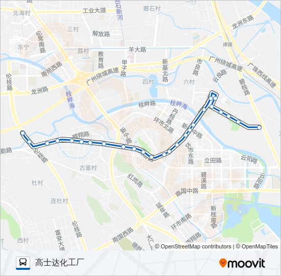 公交903路的线路图