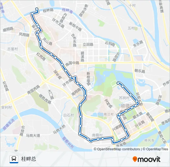 904路 Bus Line Map