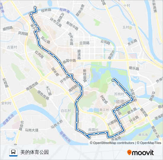 公交904路的线路图
