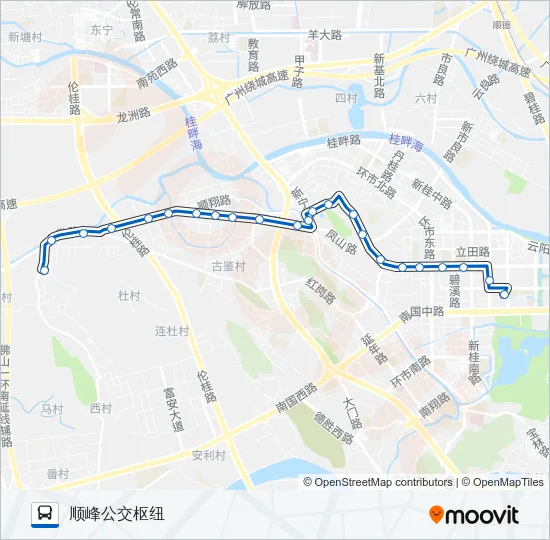 906路 Bus Line Map
