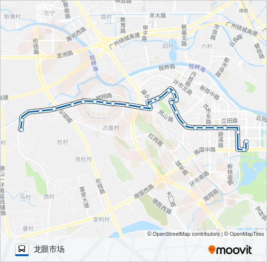 906路 Bus Line Map