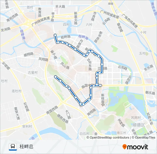 909路 Bus Line Map