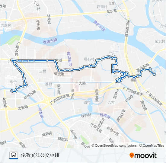 910路 Bus Line Map