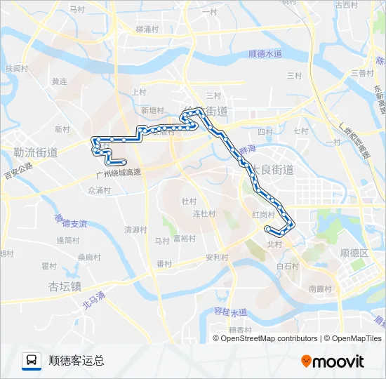 911路 Bus Line Map