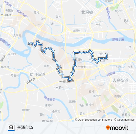 公交912路的线路图