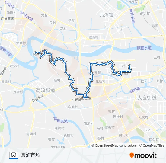 912路 Bus Line Map
