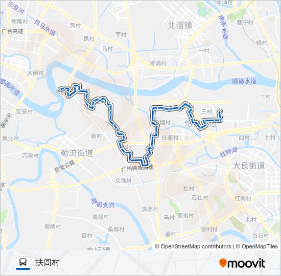 公交912路的线路图