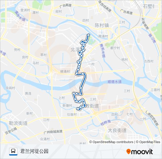 公交915路的线路图
