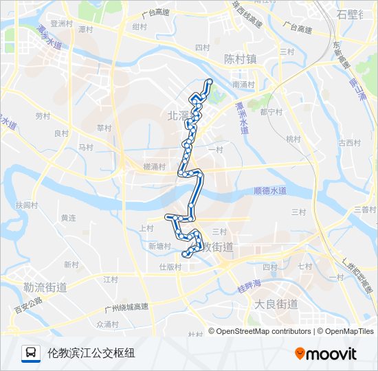 公交915路的线路图