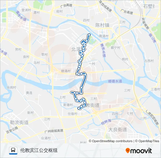 915路 Bus Line Map