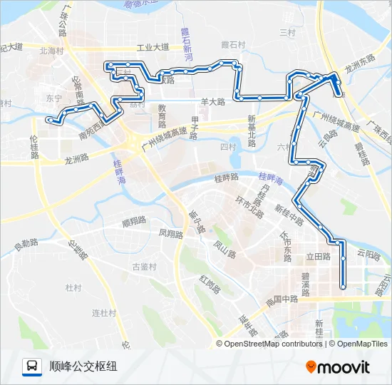 916路 Bus Line Map