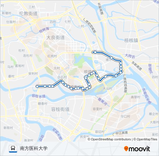 公交918路的线路图