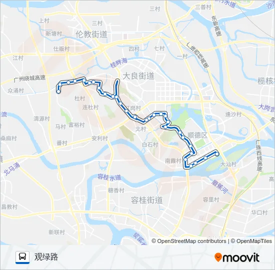 923路 Bus Line Map